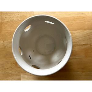 delft blauw hand painted holland planter windmill crazing